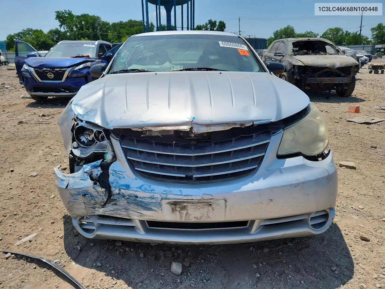 2008 Chrysler Sebring Lx VIN: 1C3LC46K68N100448 Lot: 60860866