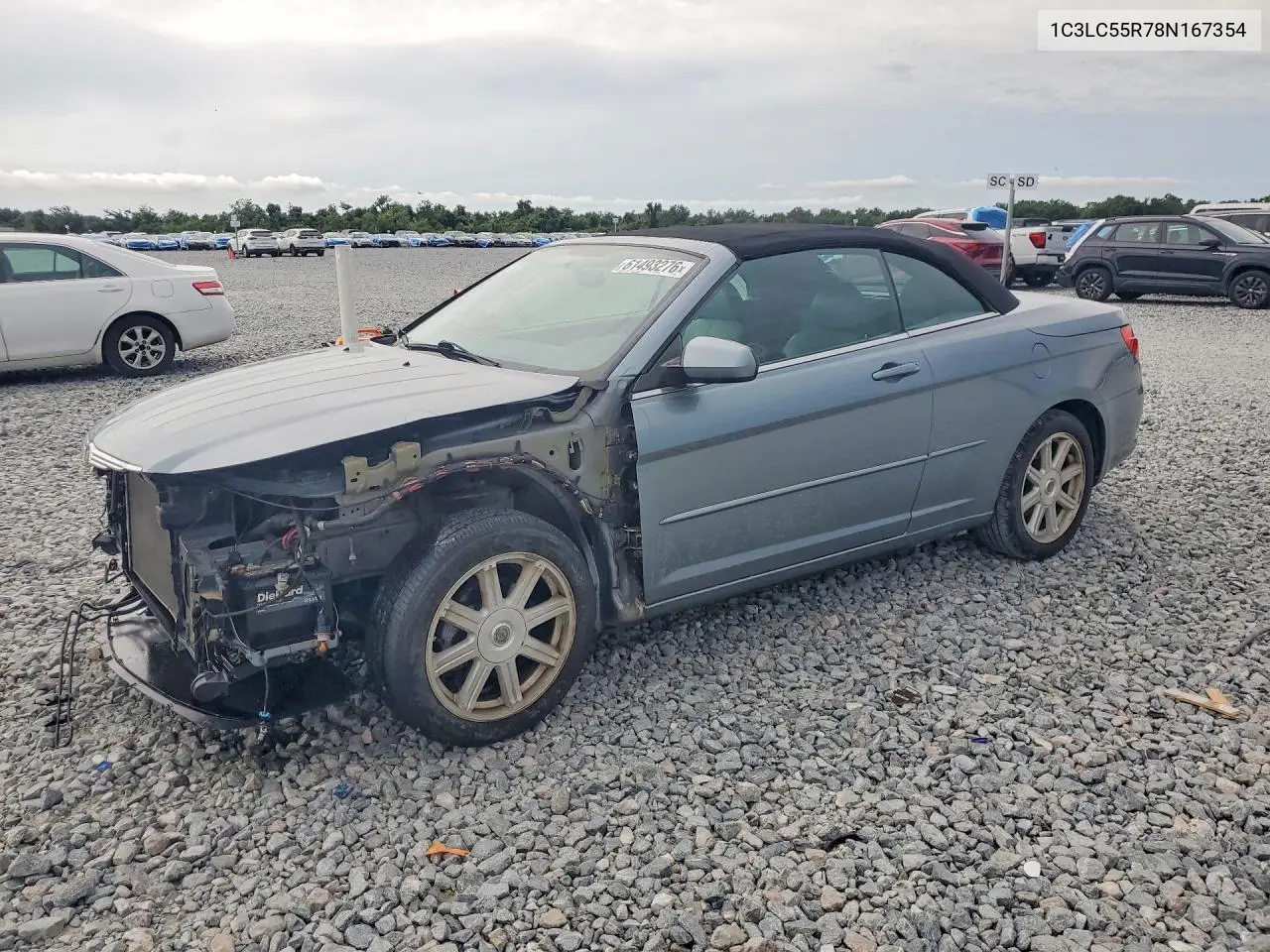 2008 Chrysler Sebring Touring VIN: 1C3LC55R78N167354 Lot: 61493276