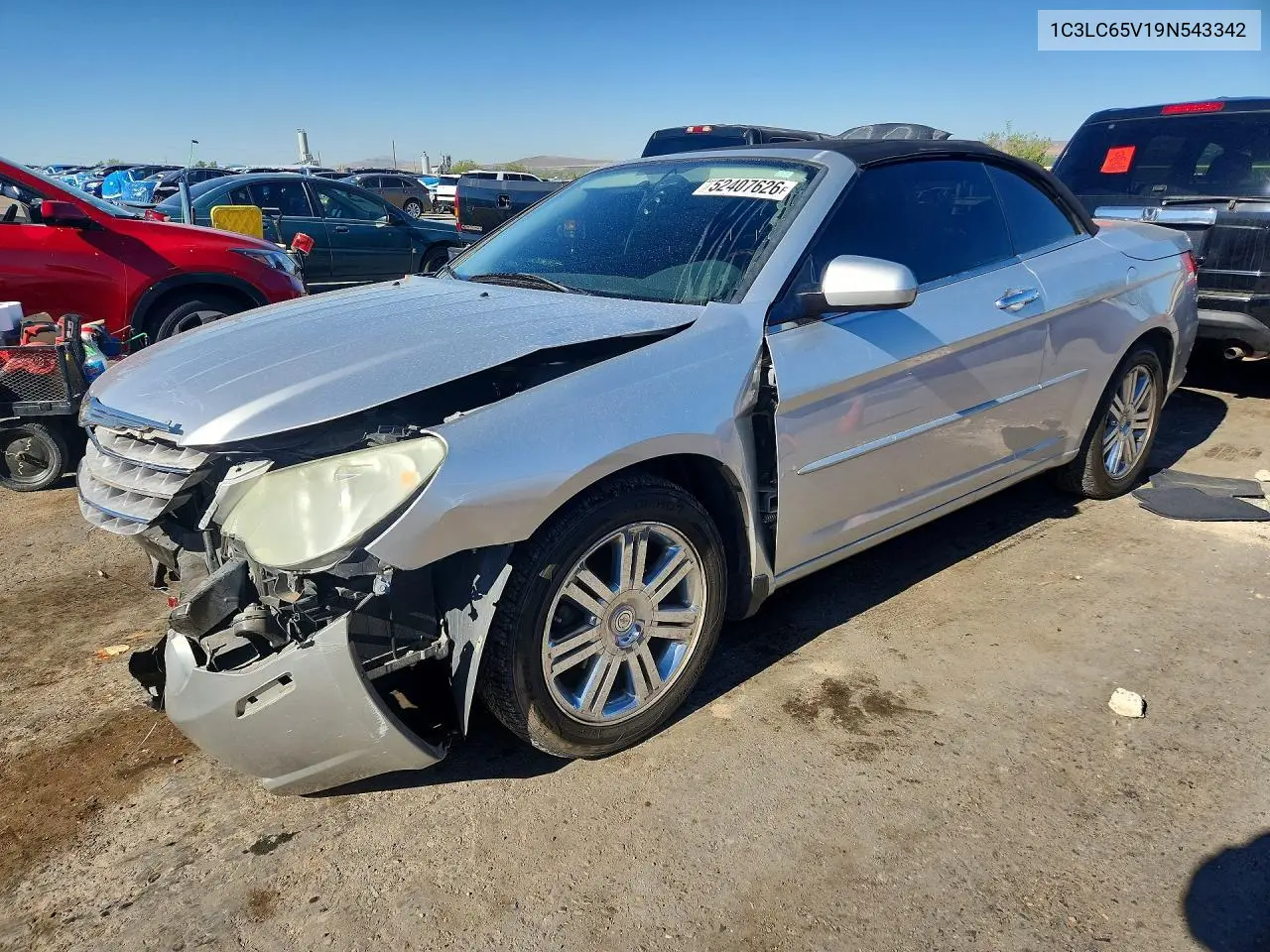 2009 Chrysler Sebring Limited VIN: 1C3LC65V19N543342 Lot: 52407626