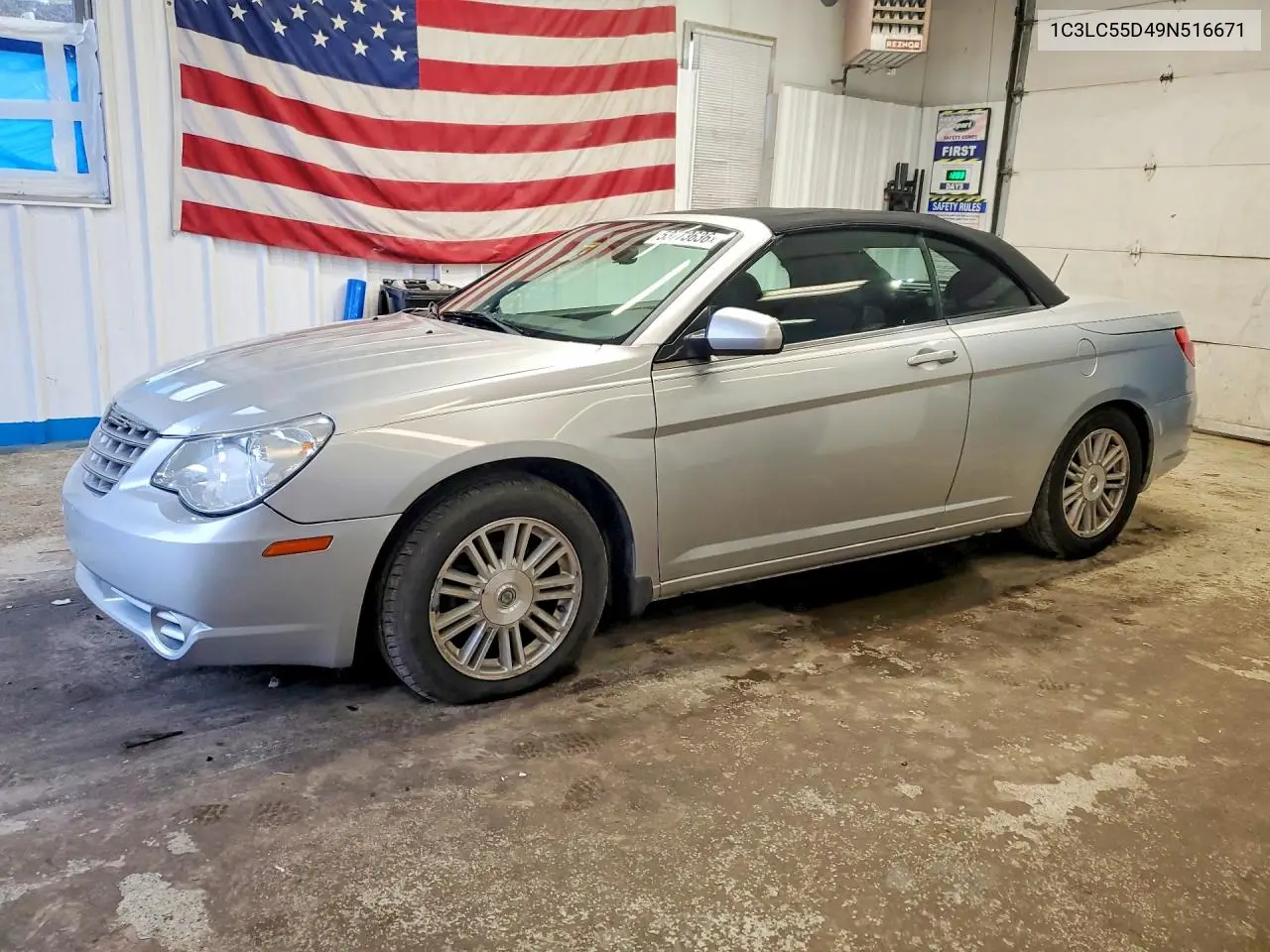2009 Chrysler Sebring Touring VIN: 1C3LC55D49N516671 Lot: 53773636