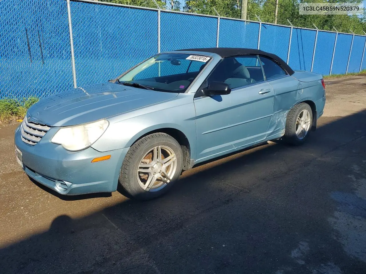 2009 Chrysler Sebring Lx VIN: 1C3LC45B59N520379 Lot: 56323016