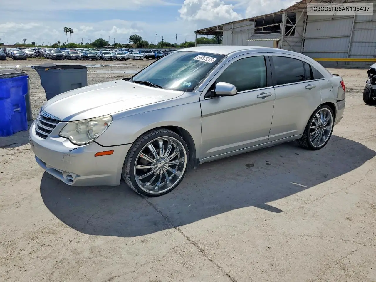 2010 Chrysler Sebring Limited VIN: 1C3CC5FB6AN135437 Lot: 55727216