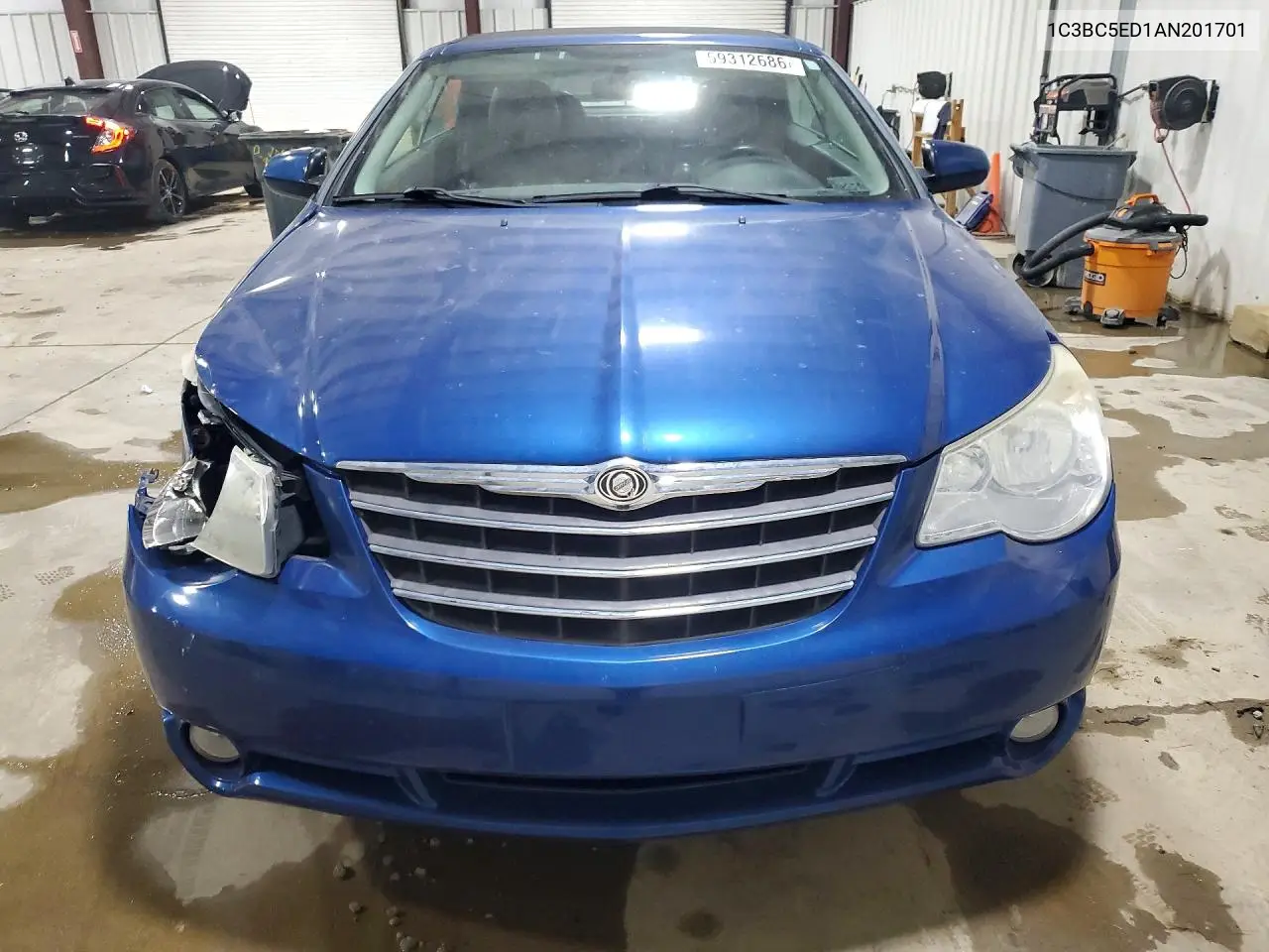 2010 Chrysler Sebring Touring VIN: 1C3BC5ED1AN201701 Lot: 59312686