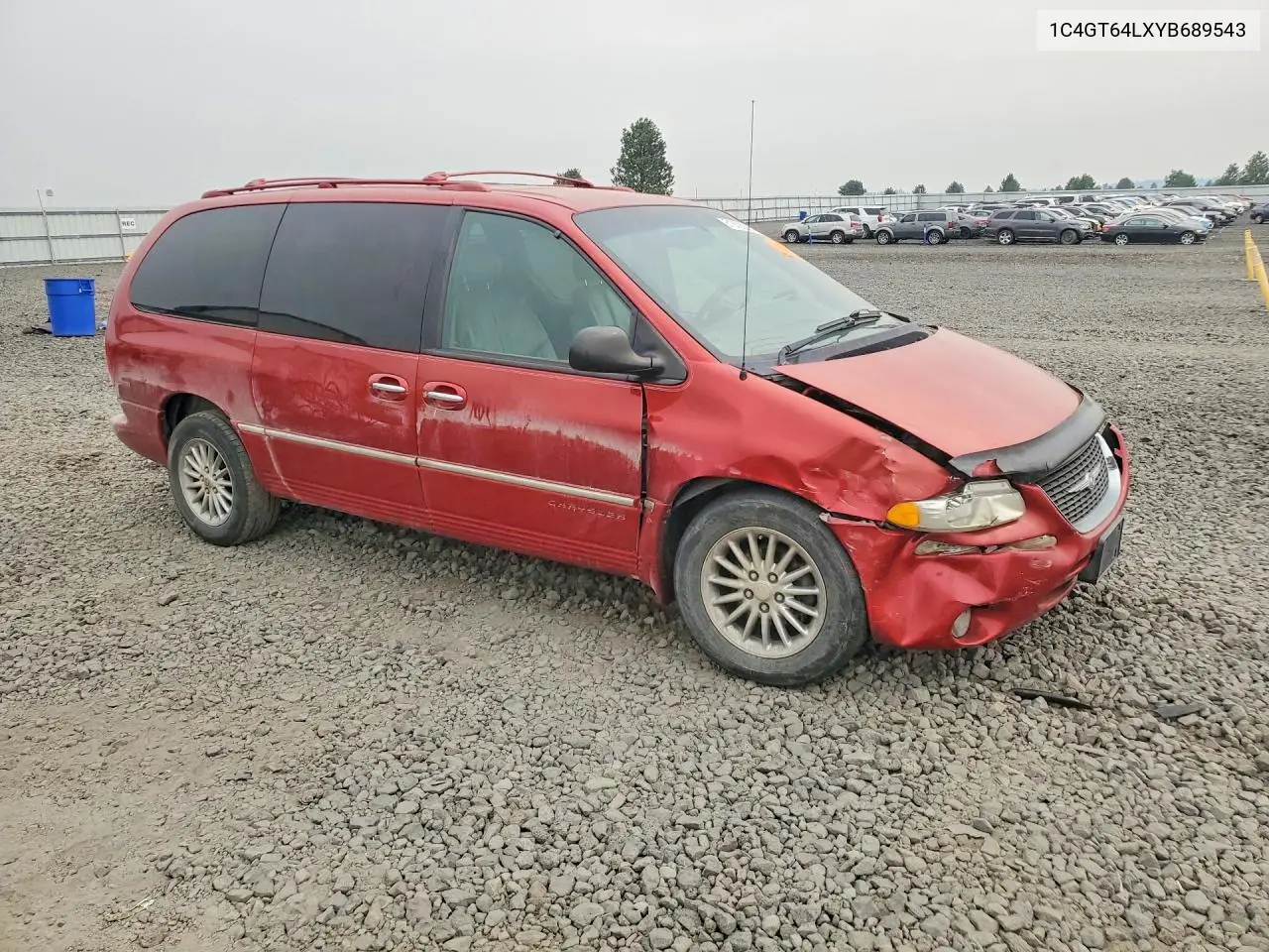 2000 Chrysler Town & Country Limited VIN: 1C4GT64LXYB689543 Lot: 61809086
