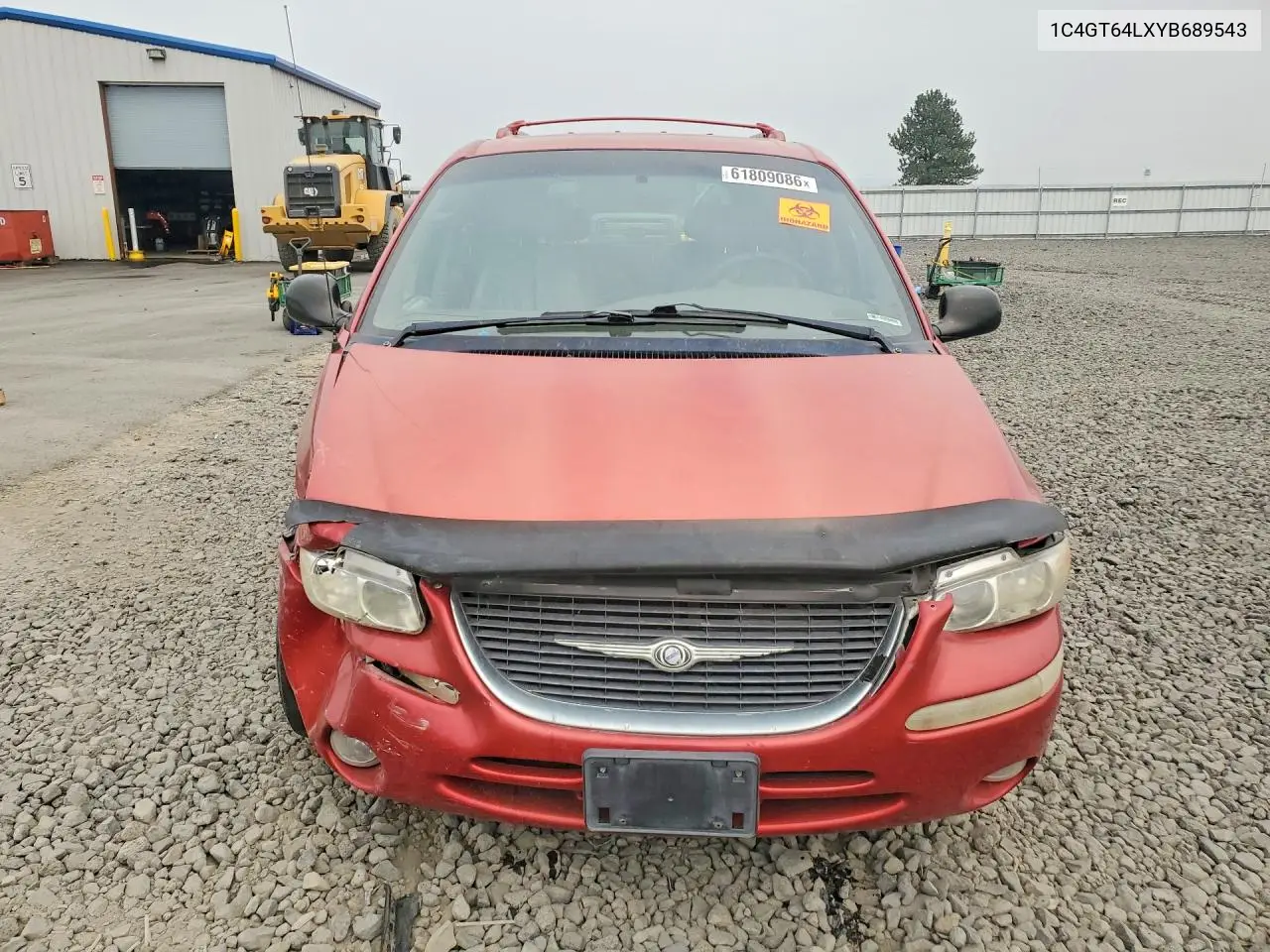 2000 Chrysler Town & Country Limited VIN: 1C4GT64LXYB689543 Lot: 61809086