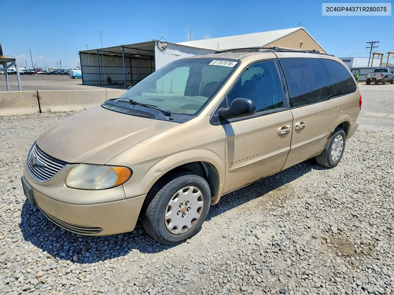 2001 Chrysler Town & Country Lx VIN: 2C4GP44371R280075 Lot: 61767076