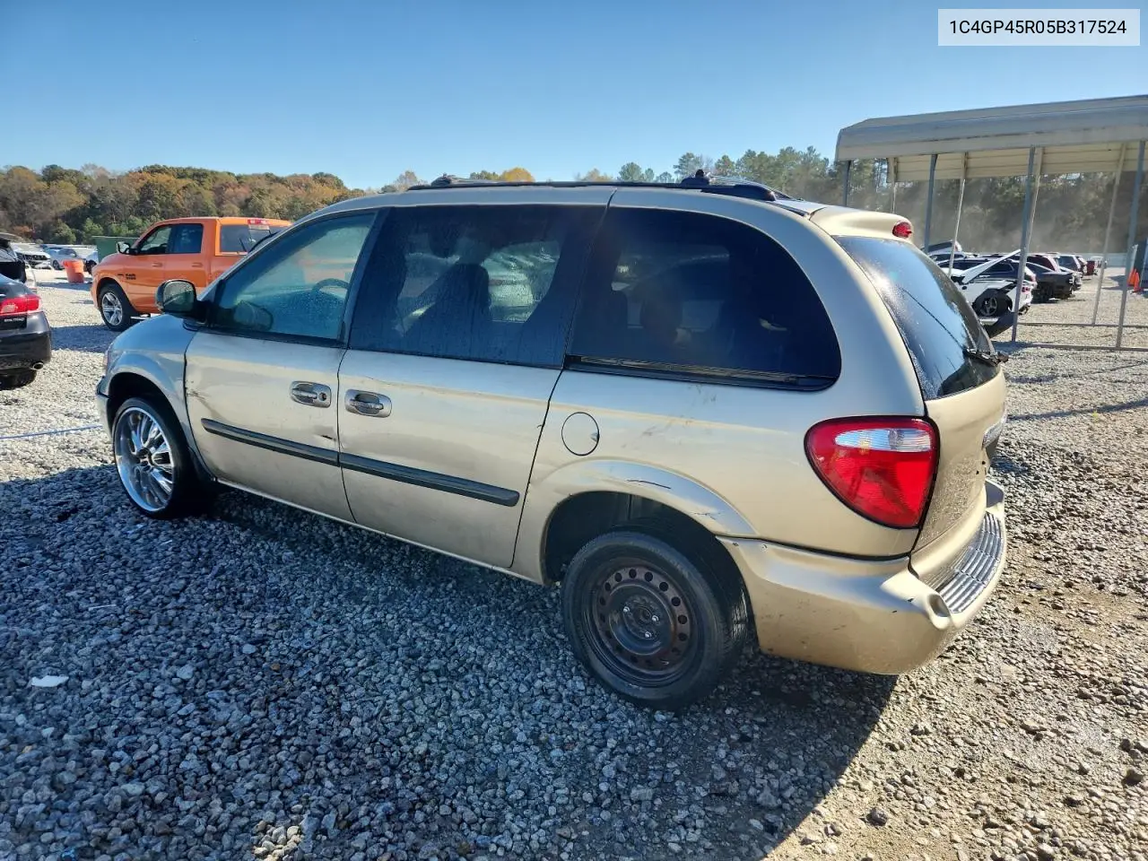 1C4GP45R05B317524 2005 Chrysler Town & Country