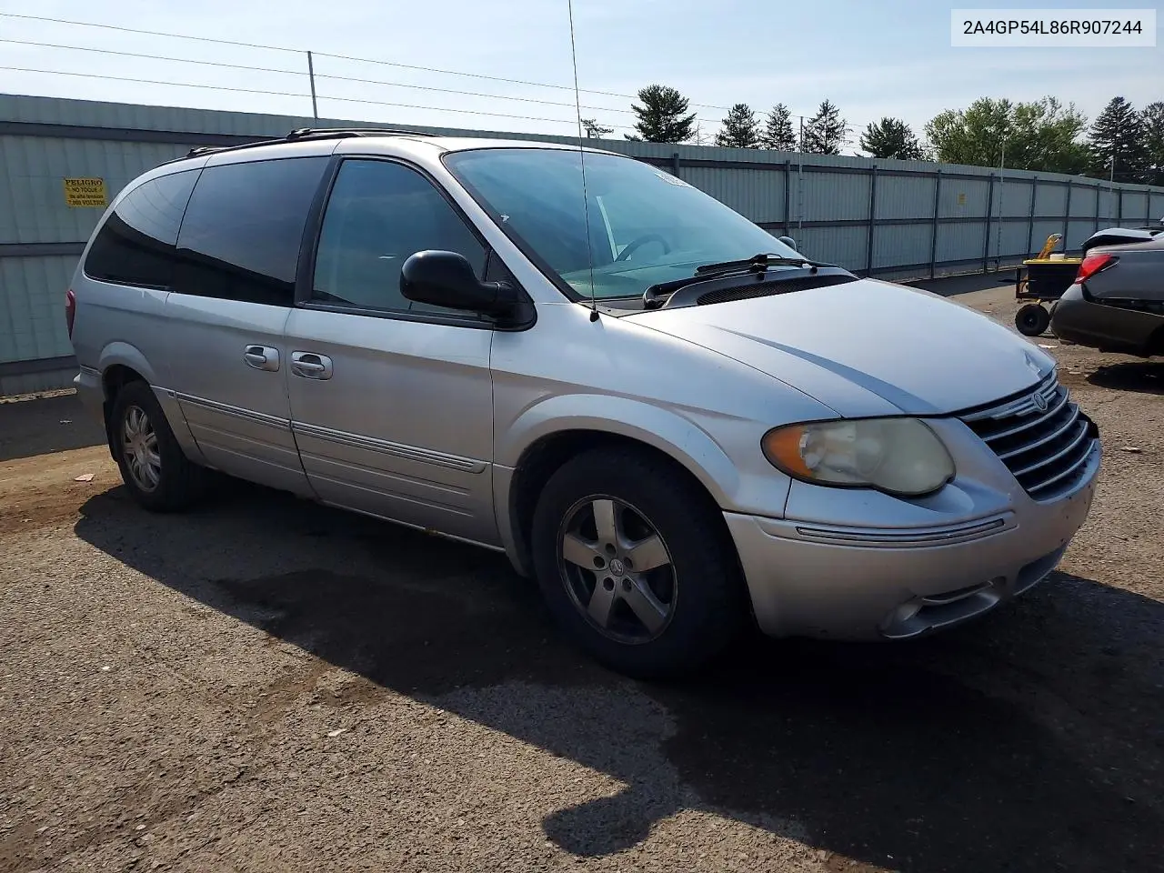 2006 Chrysler Town & Country VIN: 2A4GP54L86R907244 Lot: 60754726