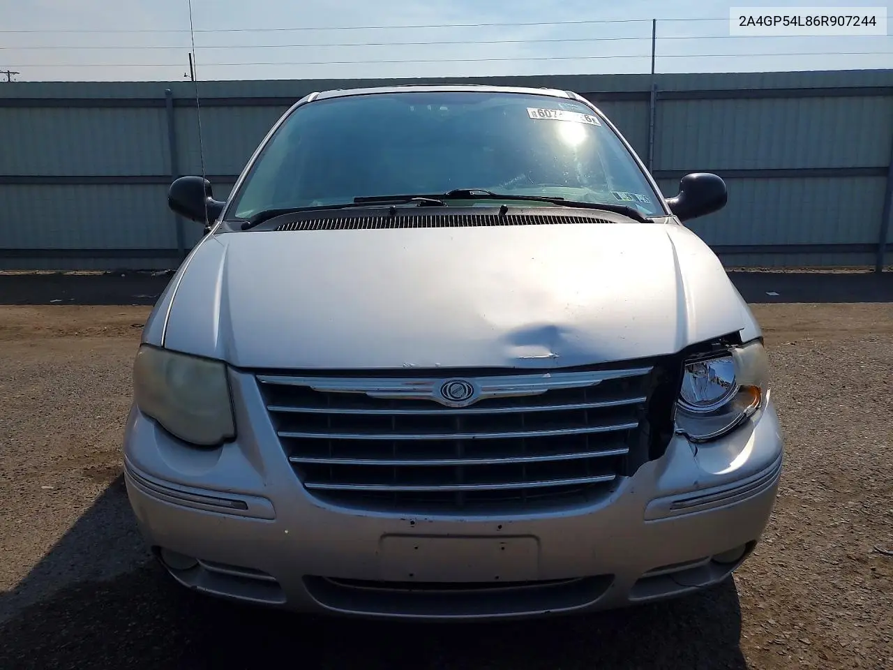 2006 Chrysler Town & Country VIN: 2A4GP54L86R907244 Lot: 60754726