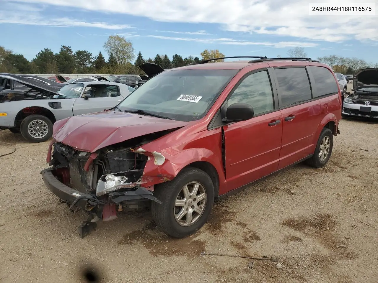2A8HR44H18R116575 2008 Chrysler Town & Country Lx
