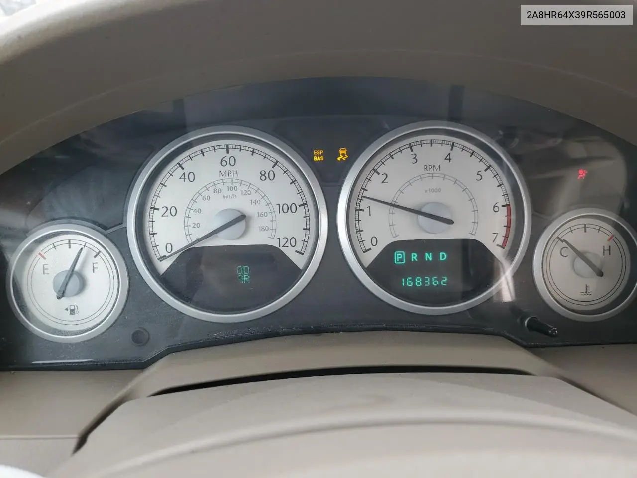 2A8HR64X39R565003 2009 Chrysler Town & Country Limited