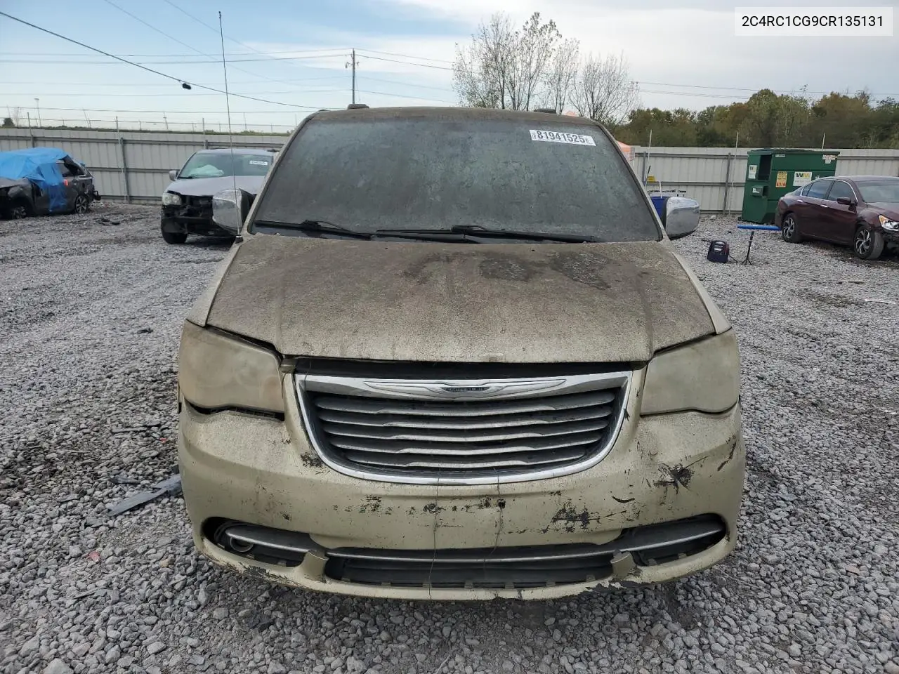 2C4RC1CG9CR135131 2012 Chrysler Town & Country Touring L