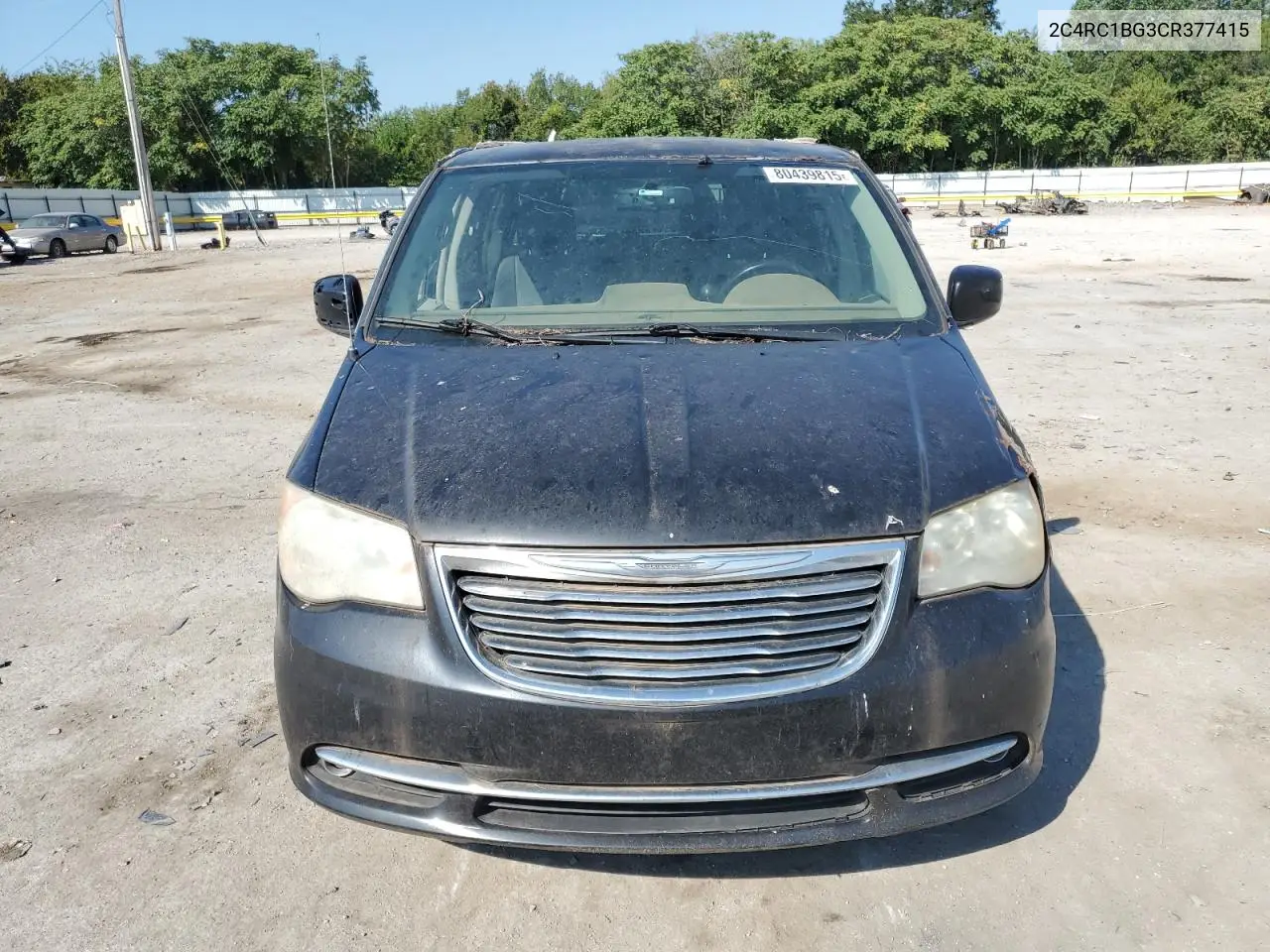 2C4RC1BG3CR377415 2012 Chrysler Town & Country Touring