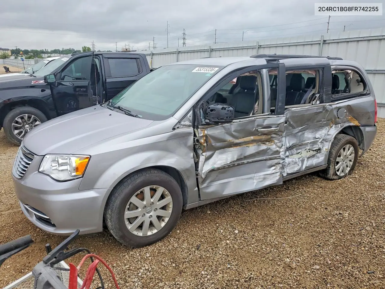 2C4RC1BG8FR742255 2015 Chrysler Town & Country Touring