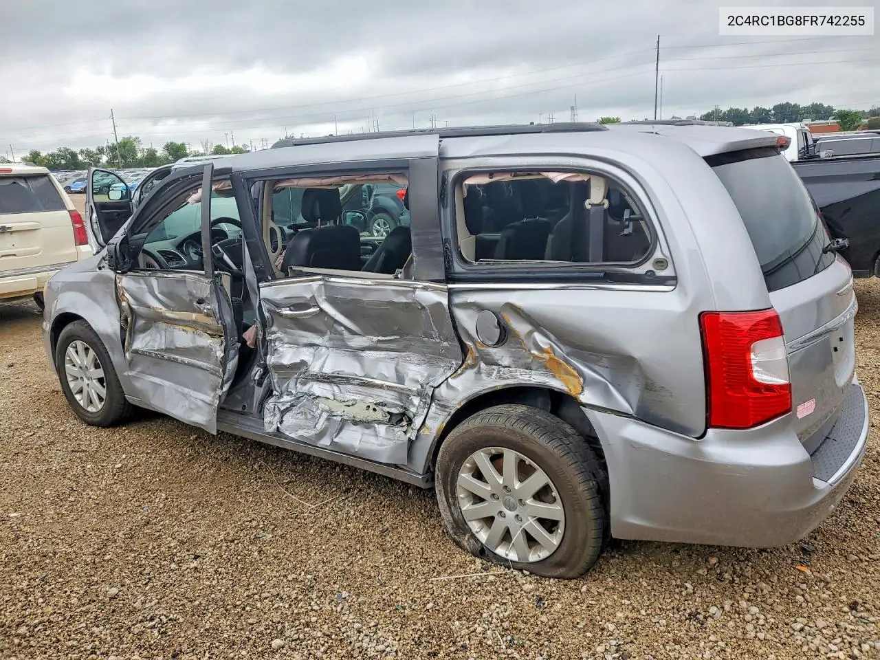 2C4RC1BG8FR742255 2015 Chrysler Town & Country Touring