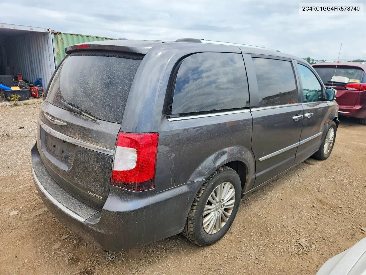 2015 Chrysler Town & Country Limited Platinum VIN: 2C4RC1GG4FR578740 Lot: 61513996
