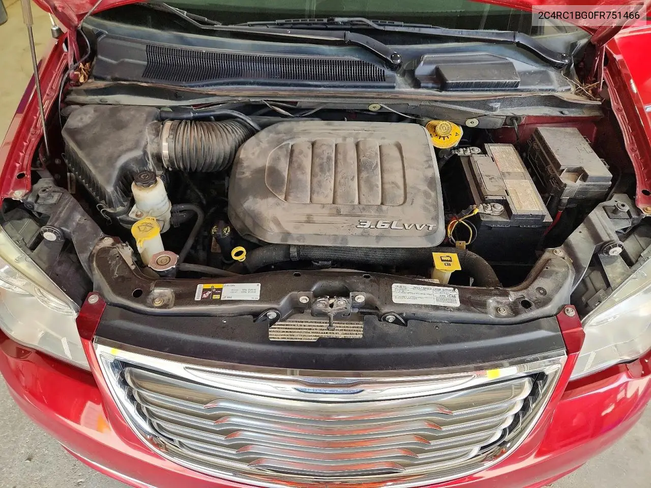 2015 Chrysler Town & Country Touring VIN: 2C4RC1BG0FR751466 Lot: 62037676