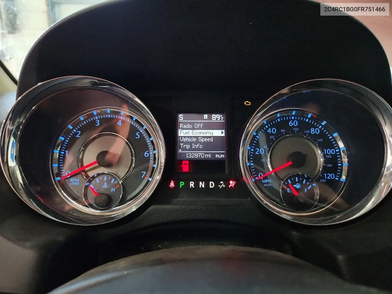 2015 Chrysler Town & Country Touring VIN: 2C4RC1BG0FR751466 Lot: 62037676