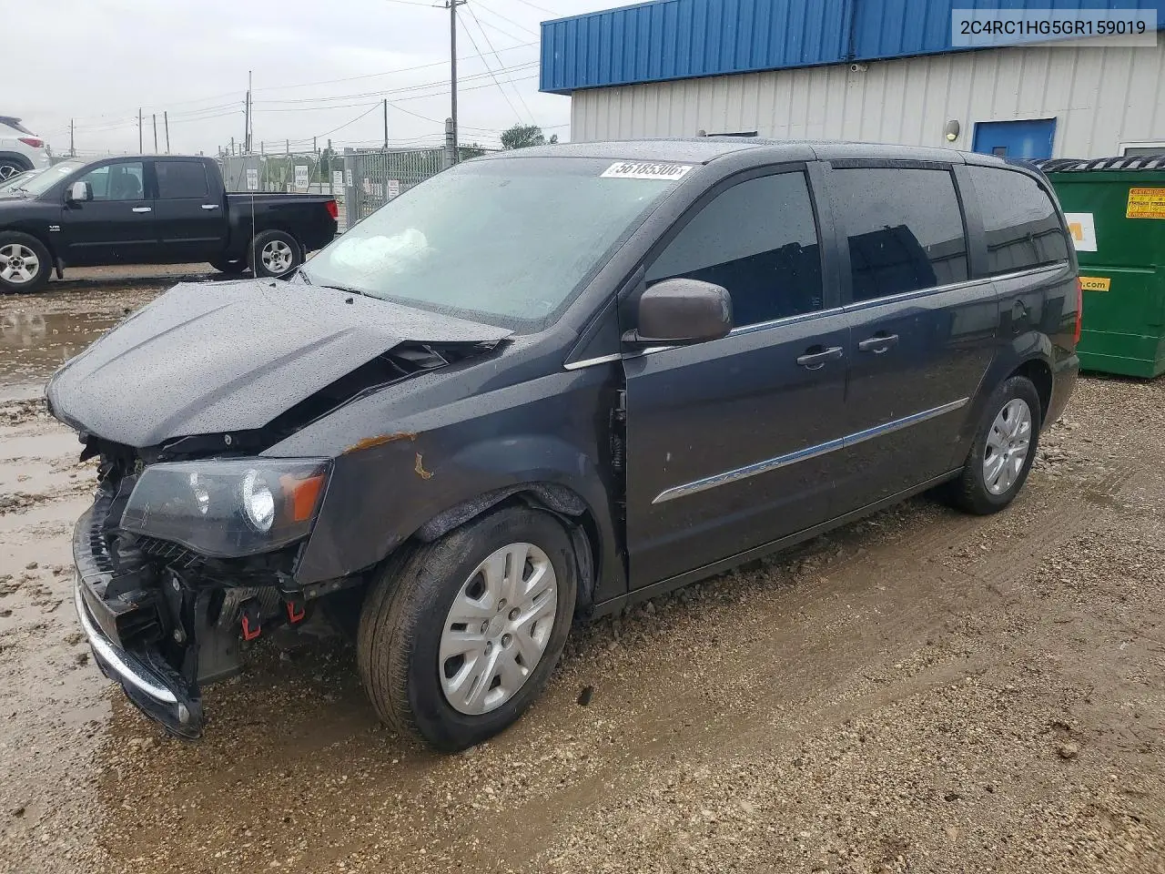 2C4RC1HG5GR159019 2016 Chrysler Town & Country S