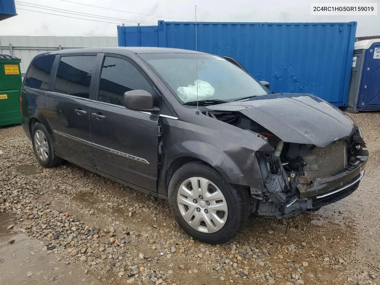 2C4RC1HG5GR159019 2016 Chrysler Town & Country S