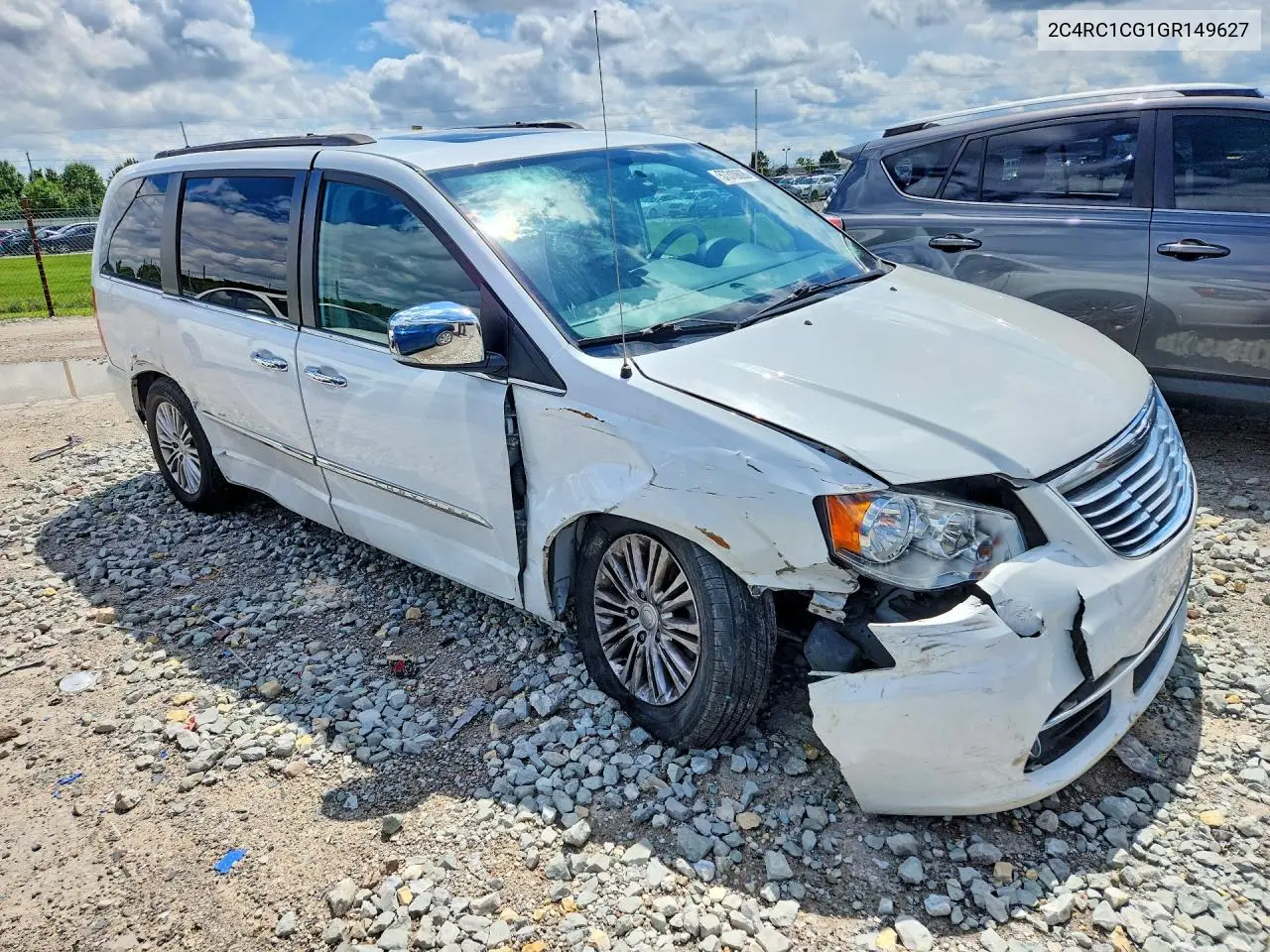 2016 Chrysler Town Cntry VIN: 2C4RC1CG1GR149627 Lot: 57310626