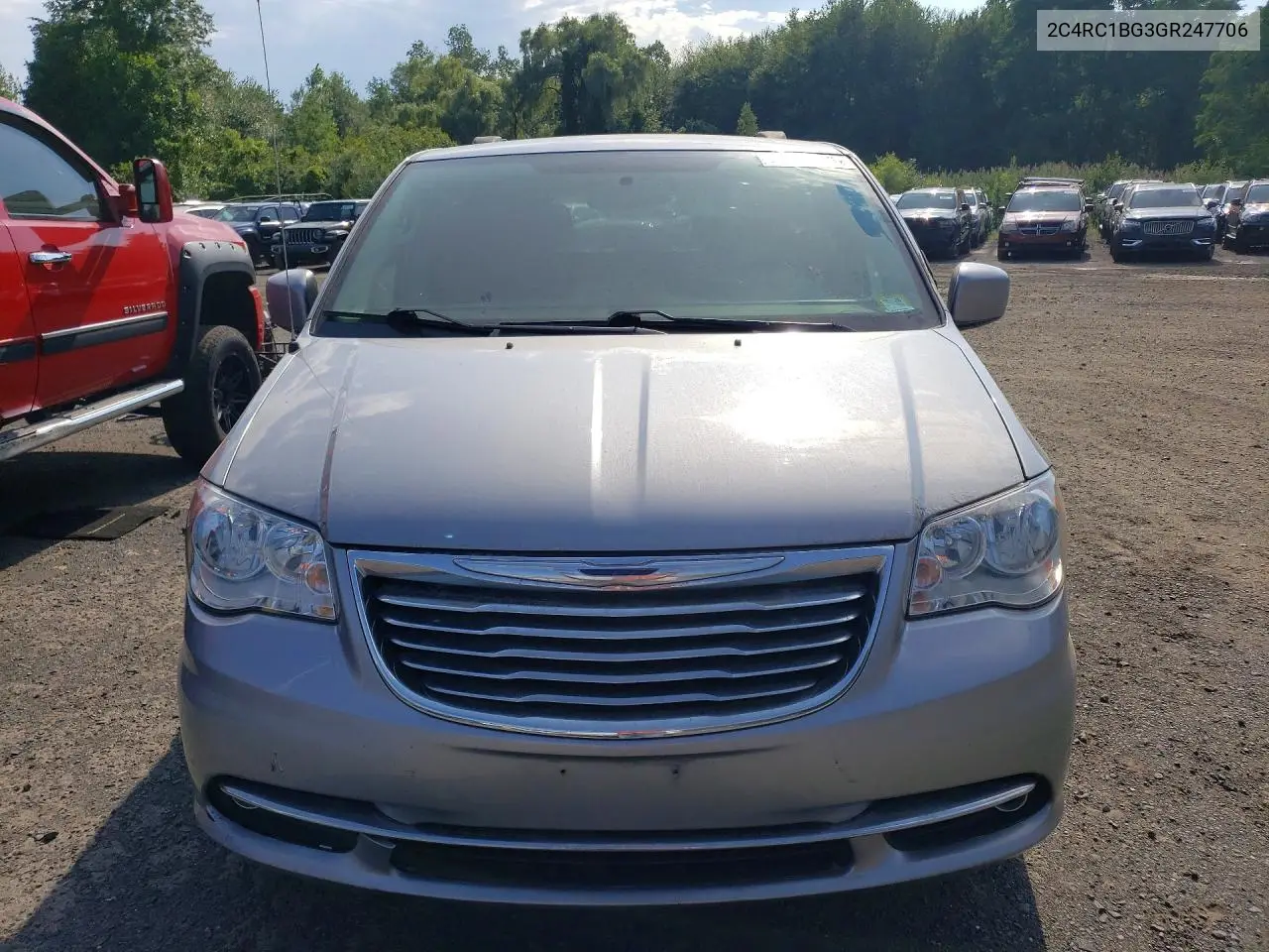 2016 Chrysler Town & Country Touring VIN: 2C4RC1BG3GR247706 Lot: 60460846