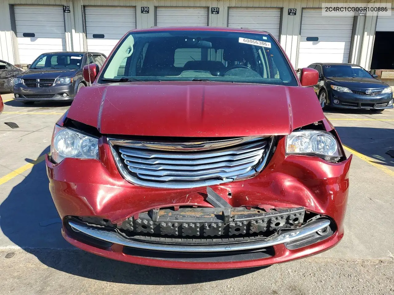 2016 Chrysler Town & Country Touring L VIN: 2C4RC1CG0GR100886 Lot: 60866386