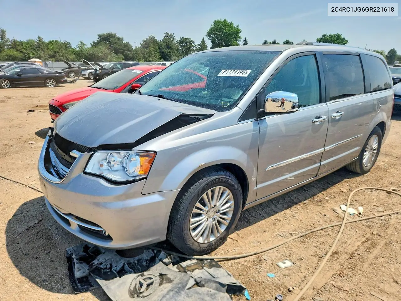 2016 Chrysler Town & Country Limited VIN: 2C4RC1JG6GR221618 Lot: 61124196