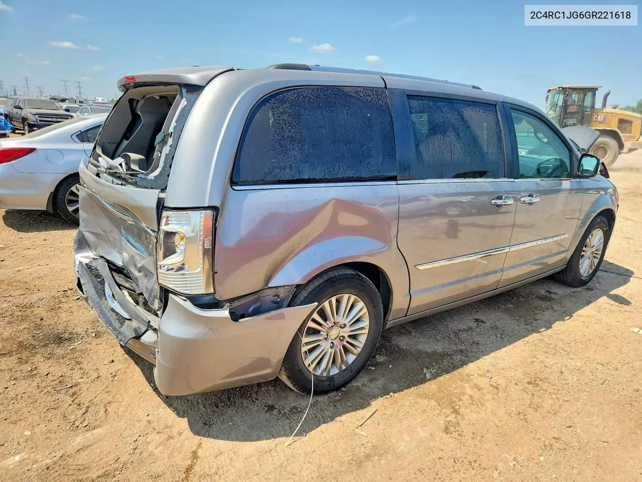 2016 Chrysler Town & Country Limited VIN: 2C4RC1JG6GR221618 Lot: 61124196