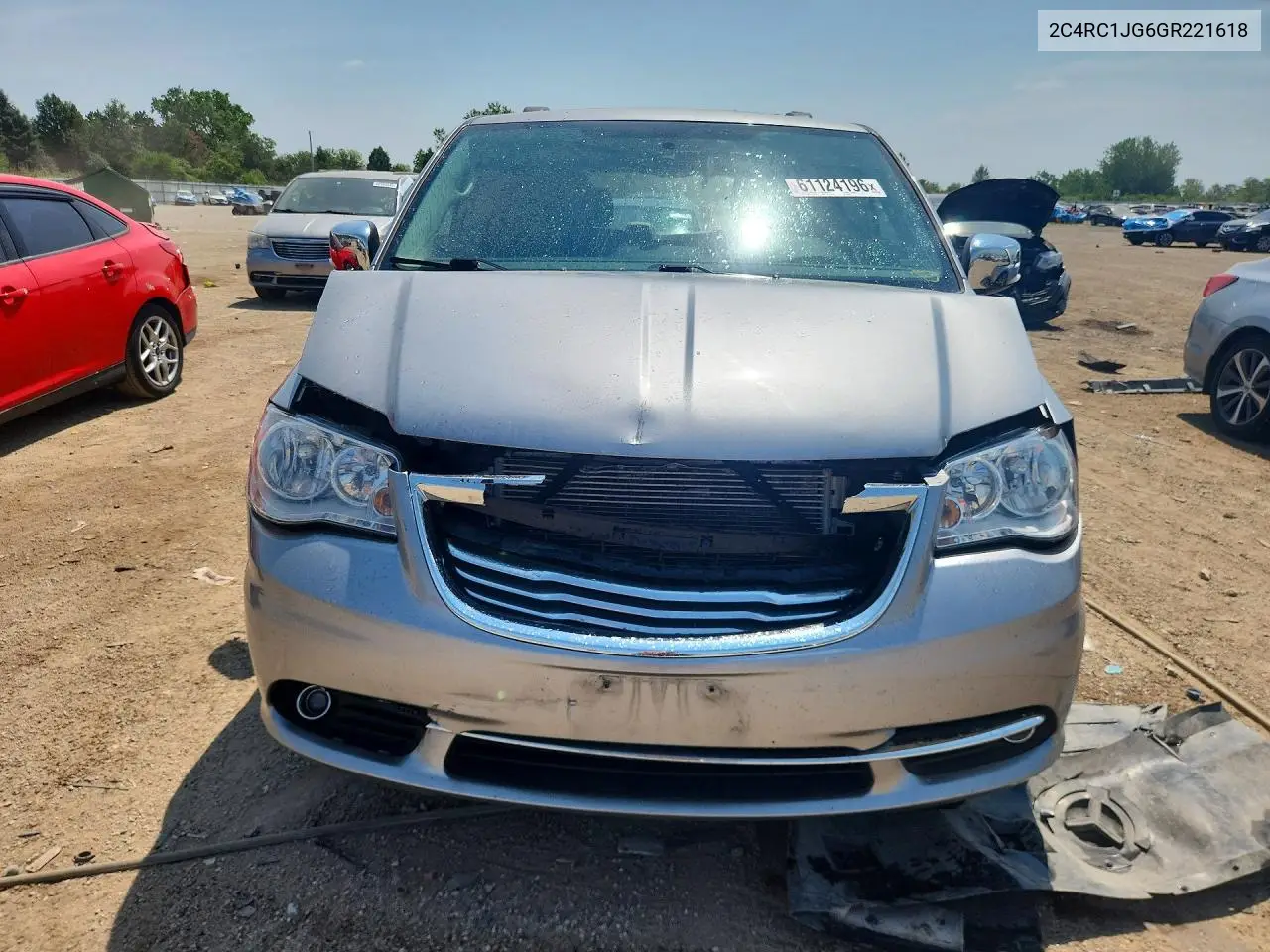 2016 Chrysler Town & Country Limited VIN: 2C4RC1JG6GR221618 Lot: 61124196