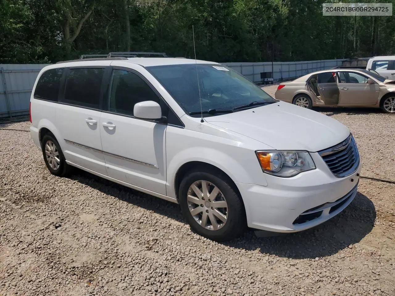 2016 Chrysler Town & Country Touring VIN: 2C4RC1BG0GR294725 Lot: 61145686