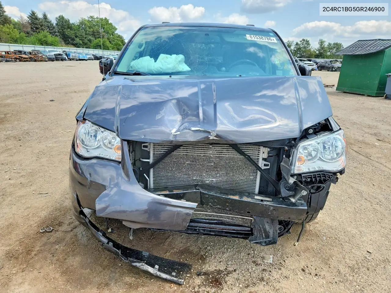 2016 Chrysler Town & Country Touring VIN: 2C4RC1BG5GR246900 Lot: 61538786