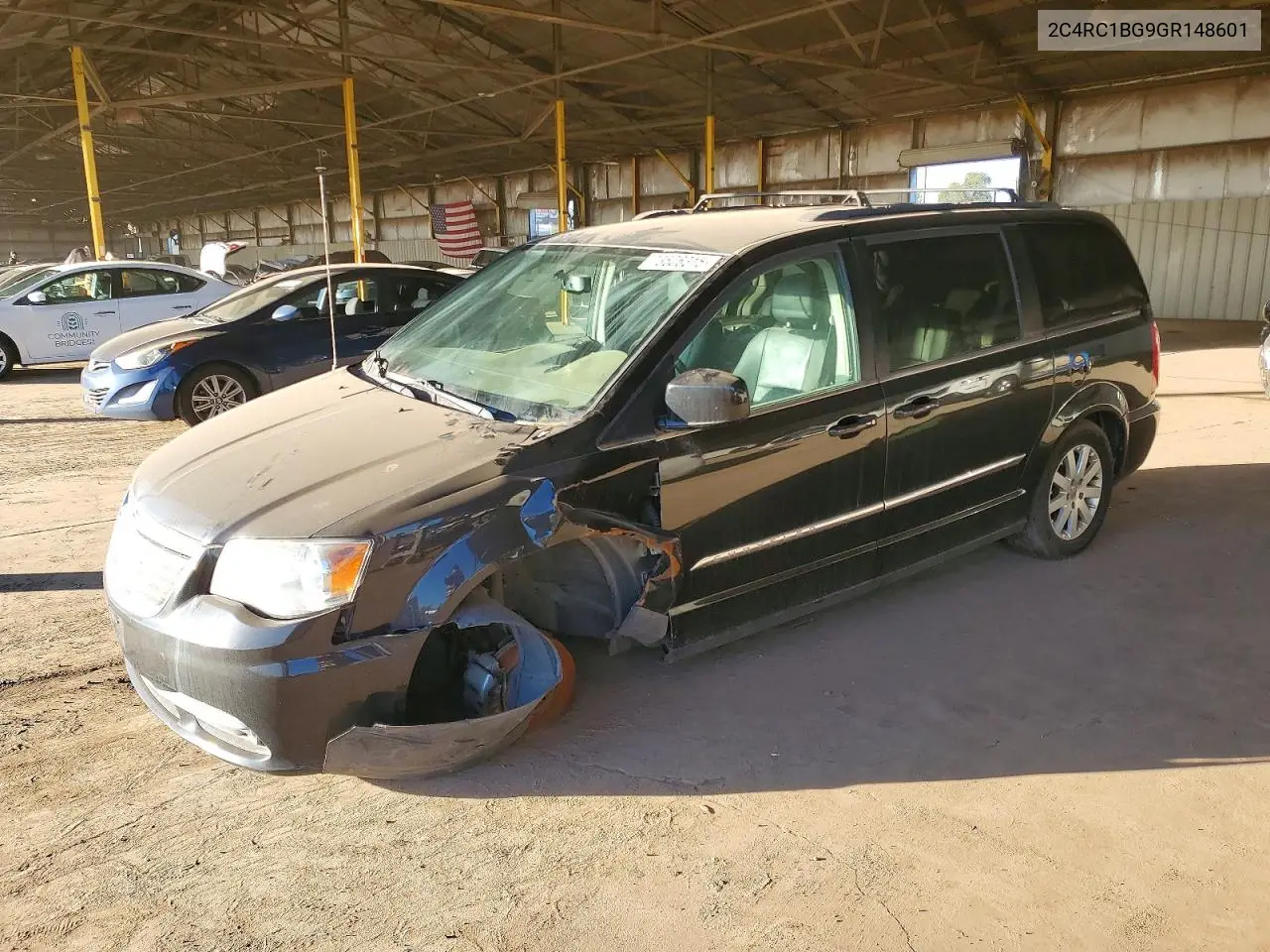 2C4RC1BG9GR148601 2016 Chrysler Town & Country Touring