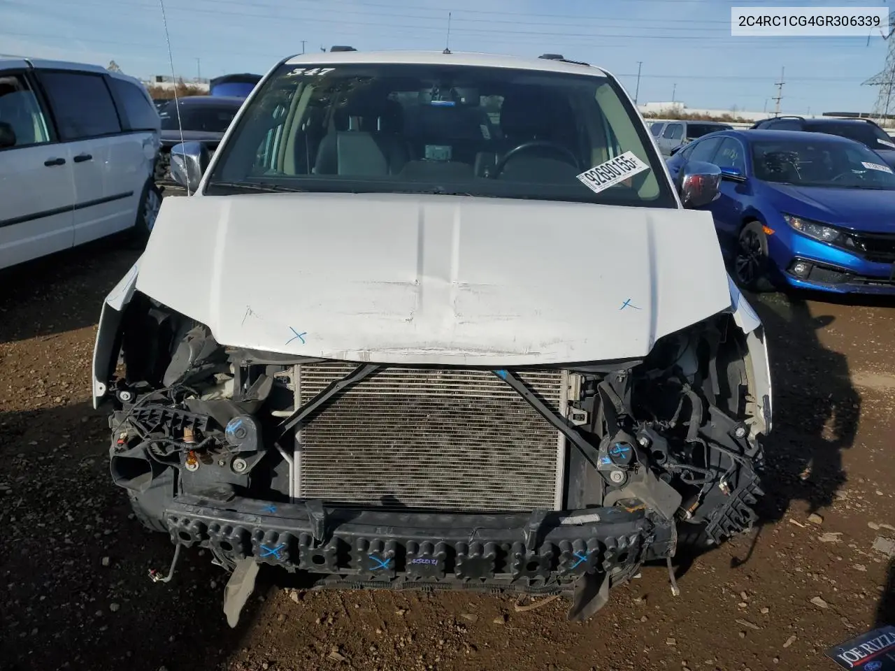 2C4RC1CG4GR306339 2016 Chrysler Town & Country Touring L