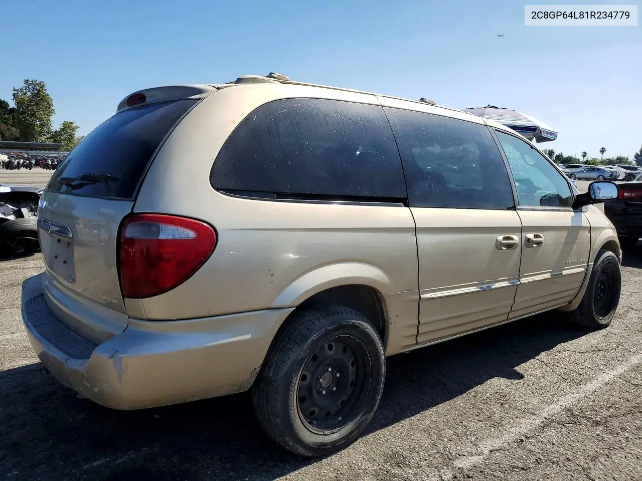 2001 Chrysler Town & Country Limited VIN: 2C8GP64L81R234779 Lot: 58242136