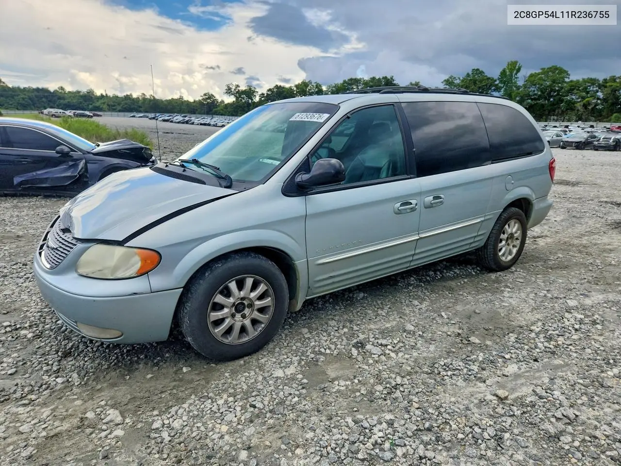 2001 Chrysler Town & Country Lxi VIN: 2C8GP54L11R236755 Lot: 61293676