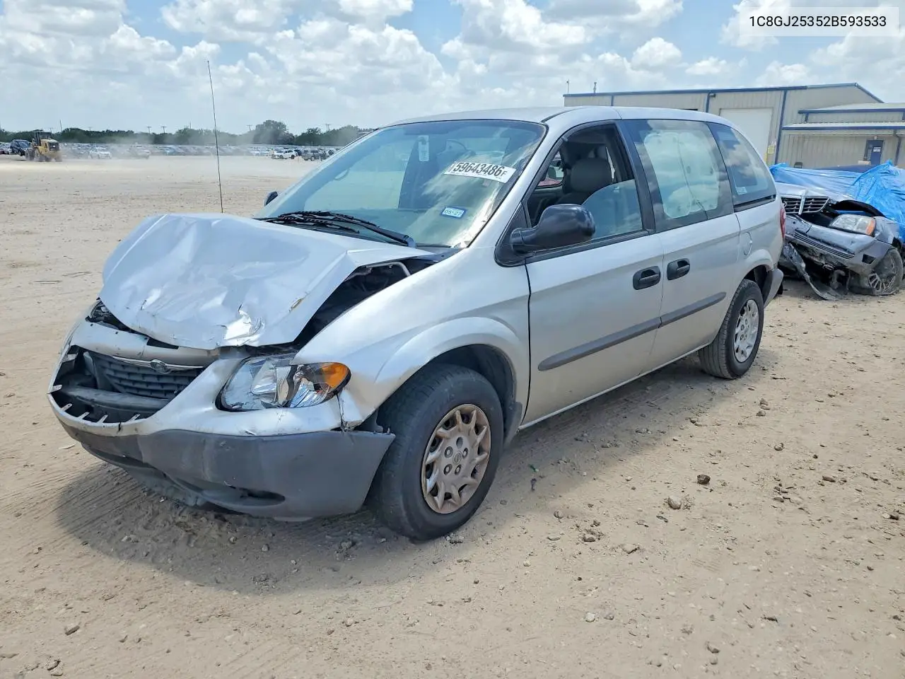 2002 Chrysler Voyager VIN: 1C8GJ25352B593533 Lot: 59643486