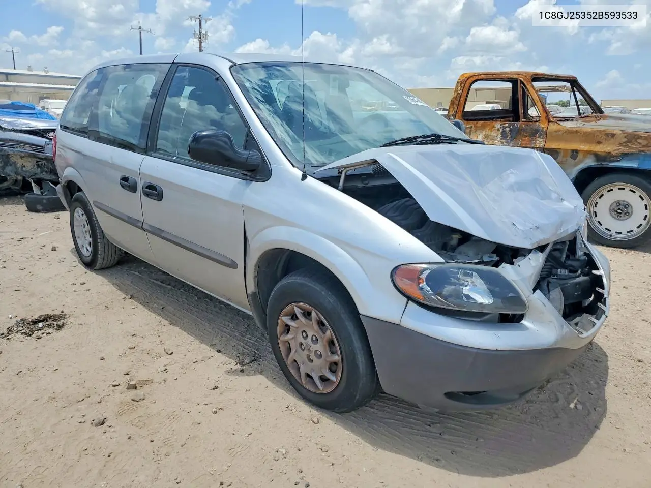 2002 Chrysler Voyager VIN: 1C8GJ25352B593533 Lot: 59643486