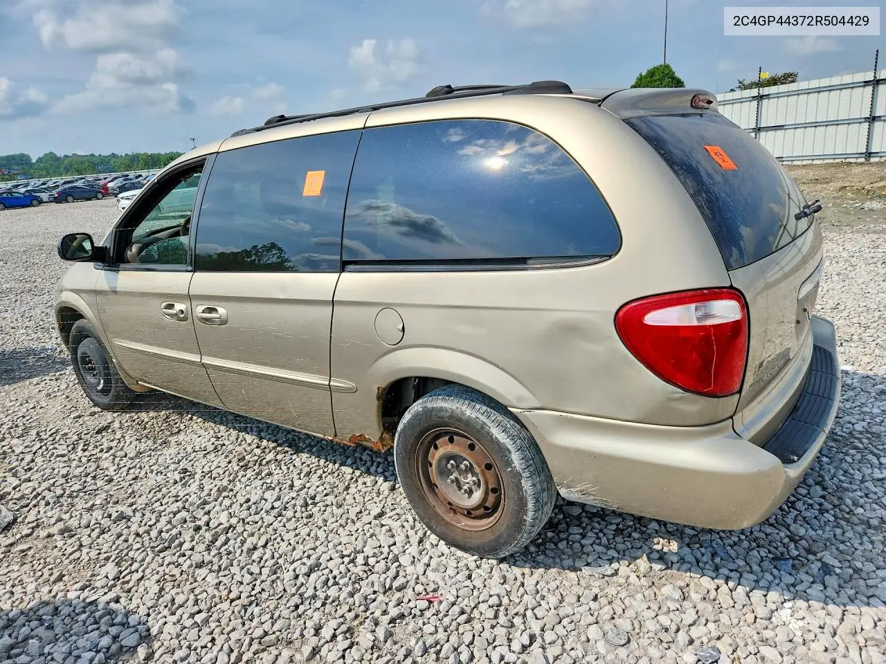 2002 Chrysler Town & Country Lx VIN: 2C4GP44372R504429 Lot: 59916156