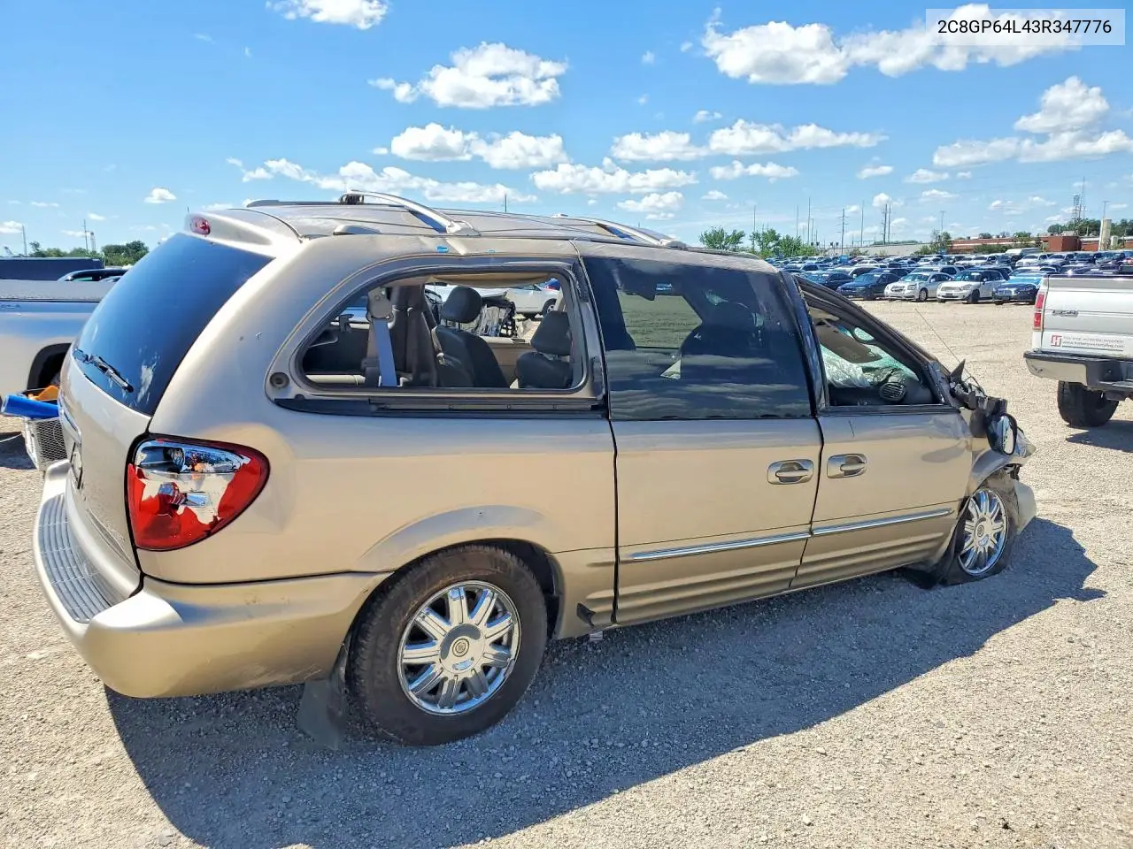 2003 Chrysler Town & Country Limited VIN: 2C8GP64L43R347776 Lot: 57058166