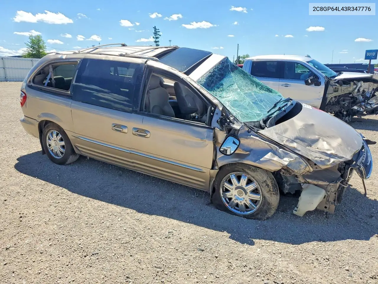 2003 Chrysler Town & Country Limited VIN: 2C8GP64L43R347776 Lot: 57058166