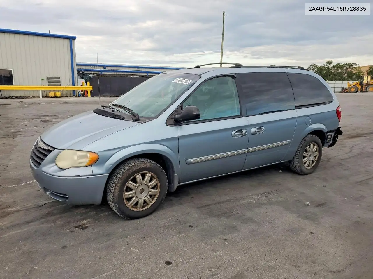 2006 Chrysler Town & Country Touring VIN: 2A4GP54L16R728835 Lot: 57009316
