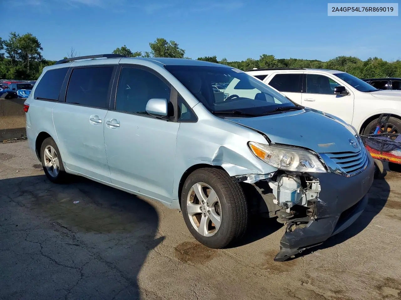 2006 Chrysler Town & Country Touring VIN: 2A4GP54L76R869019 Lot: 61792746