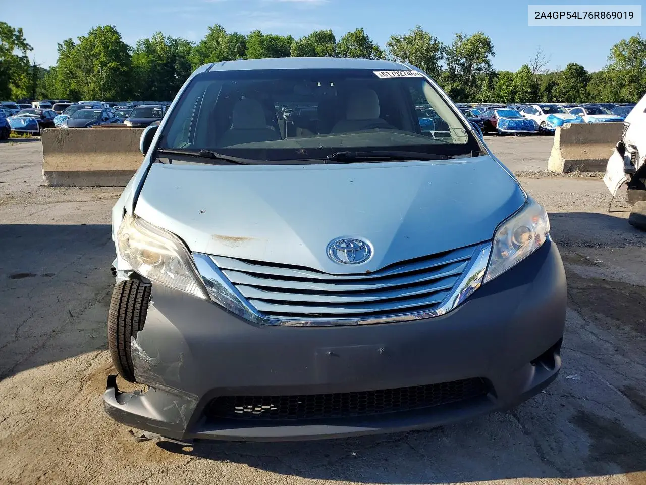 2006 Chrysler Town & Country Touring VIN: 2A4GP54L76R869019 Lot: 61792746