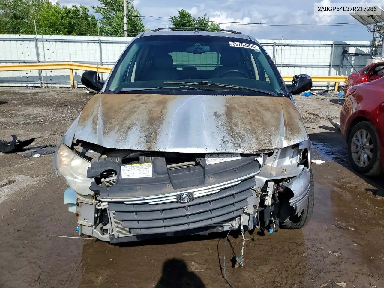 2007 Chrysler Town & Country Touring VIN: 2A8GP54L37R217286 Lot: 56702206