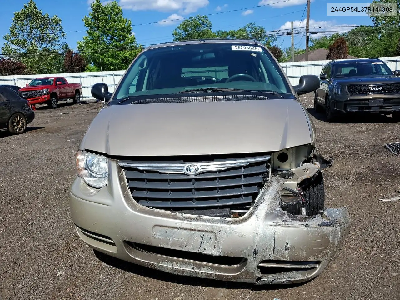 2007 Chrysler Town & Country Touring VIN: 2A4GP54L37R144308 Lot: 58208606