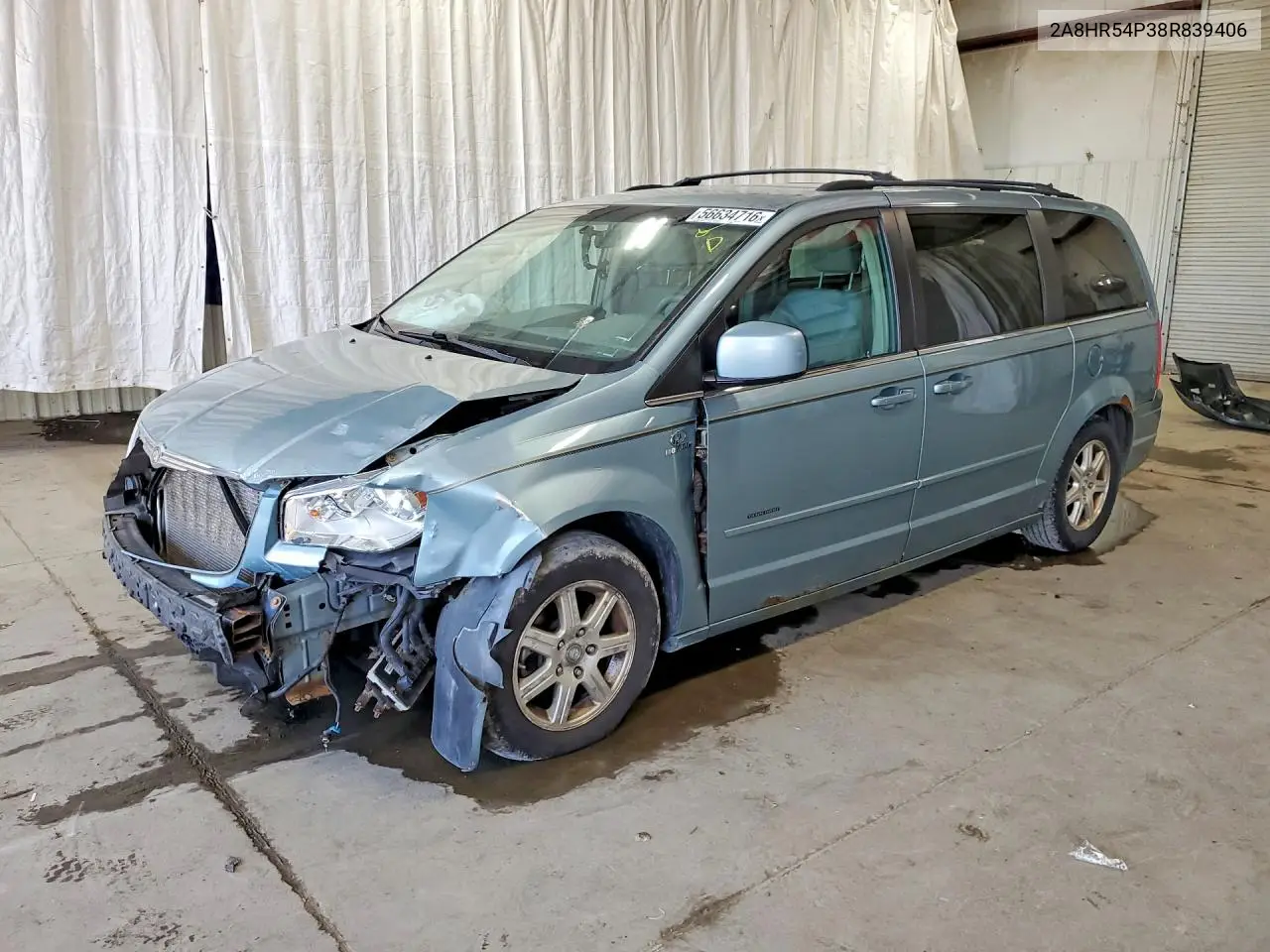 2008 Chrysler Town & Country Touring VIN: 2A8HR54P38R839406 Lot: 56634716