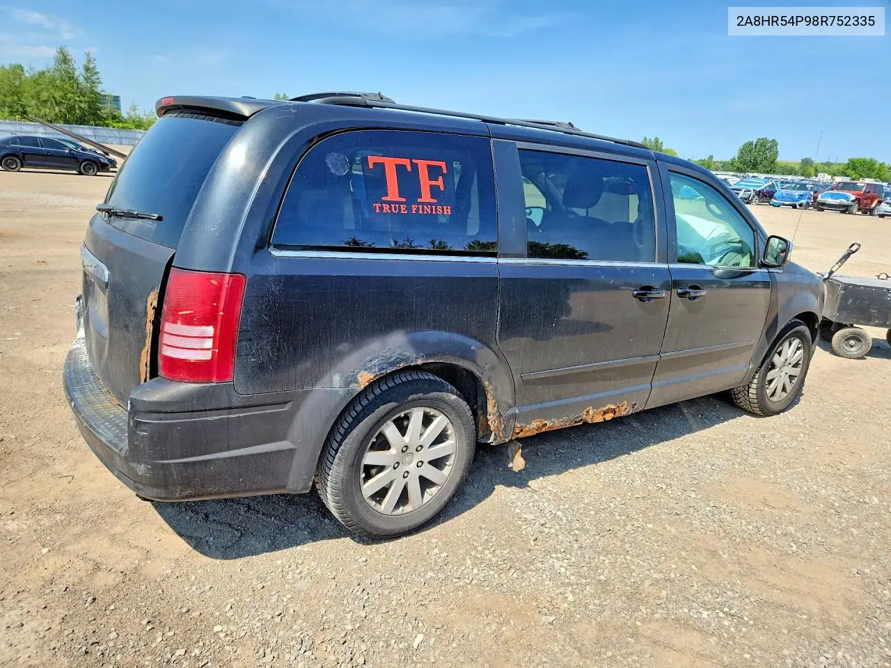 2008 Chrysler Town & Country Touring VIN: 2A8HR54P98R752335 Lot: 61798656