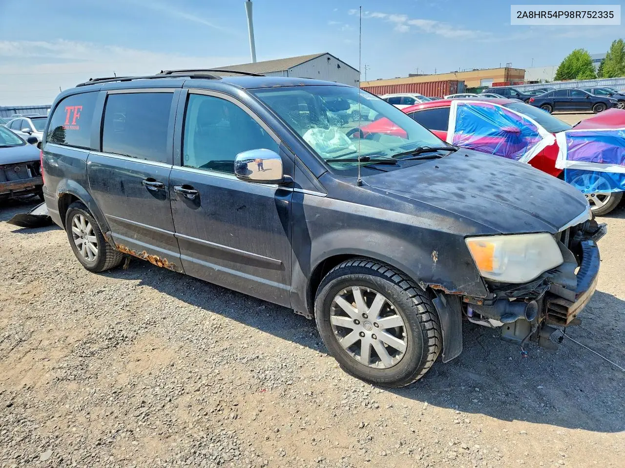 2008 Chrysler Town & Country Touring VIN: 2A8HR54P98R752335 Lot: 61798656