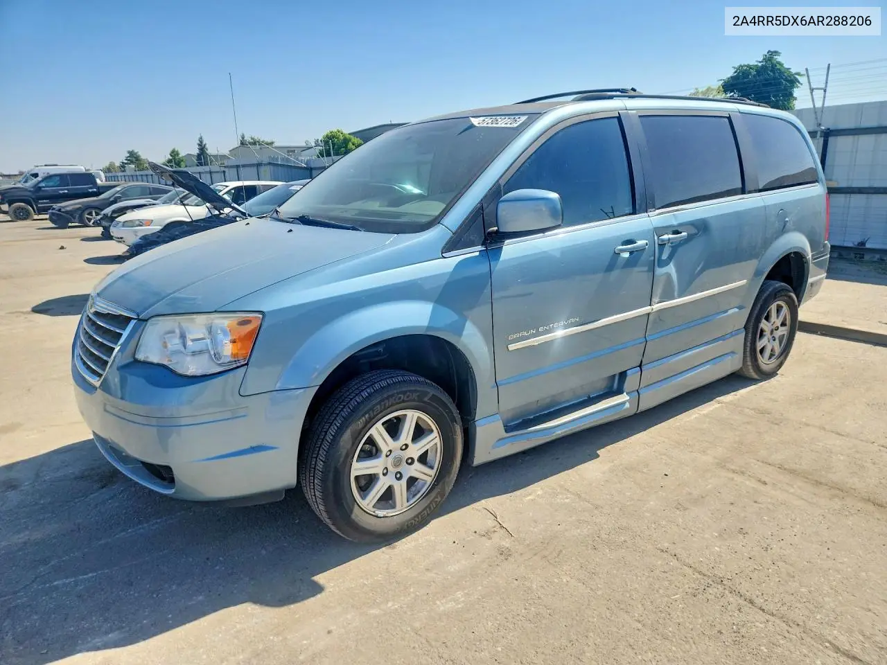 2010 Chrysler Town & Country Touring VIN: 2A4RR5DX6AR288206 Lot: 57362726